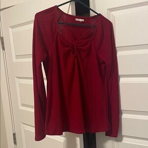 Maurices Deep Red Blouse